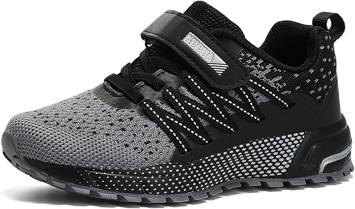 KUBUA Kids Sneakers for Boys Girls Running Tennis Shoes Lightweight Breathable Sport Athletic