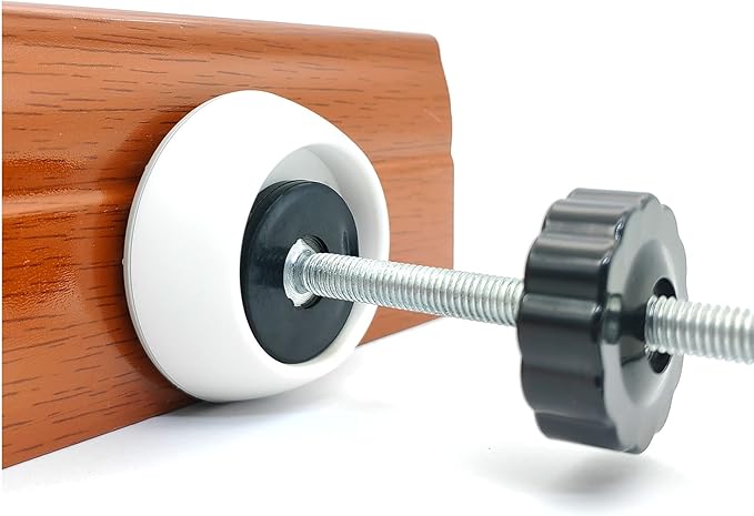 Vmaisi Baby Gate Wall Protector - Protect Walls from Pressure Mounted Pet Dog Gates, 4 Pack White