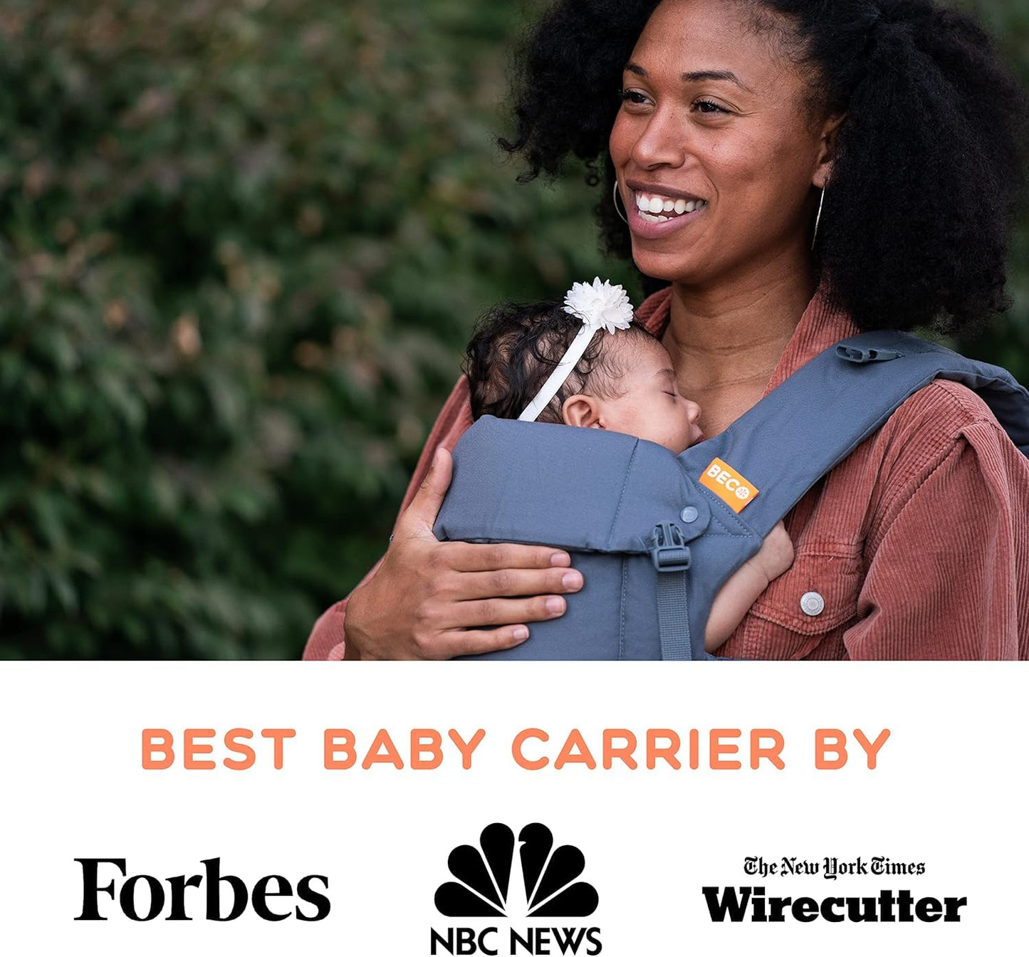 Beco Gemini Baby Carrier from Newborn to Toddler - Certified Ergonomic Newborn Baby Carrier for Infants and Children of 7-35 lbs - M Shape, Adjustable Seat, 100% Organic Cotton (Metro Black)