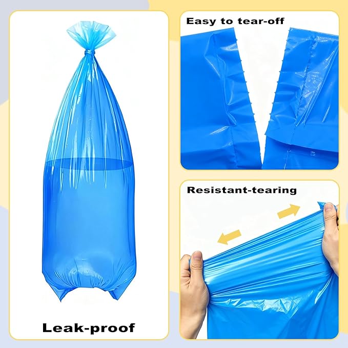 Diaper Pail Refills Bags Compatible with Genie Easy Roll Signature & Platinum Diaper Pails | Holds Up to 1410 Newborn Diapers Per Refill — Unscented, Odor Locking, 2Pack(60 Bags)