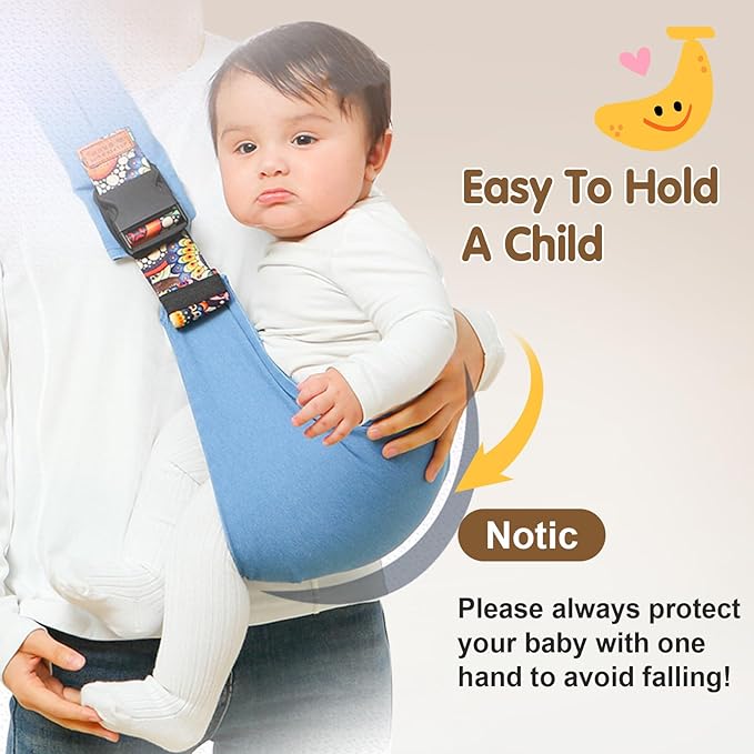 Baby Sling Carrier,Toddler Carrier, 2025 New Baby Sling,Portable and Lightweight Sling,Non-Slip Hip Seat Carrying 10-30lbs(Star)