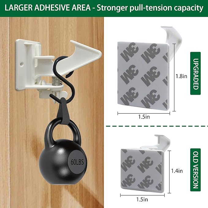 Vmaisi 12 Pack Cabinet Locks Child Safety Latches - Baby Proofing Cabinets Drawer Lock with Adhesive Easy Installation - No Drilling or Extra Screws (White)