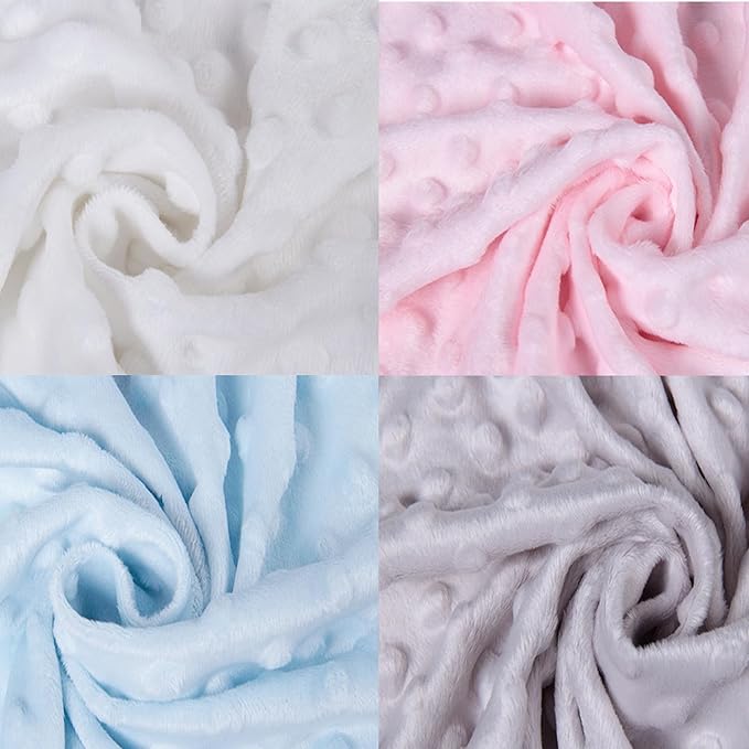 Personalized Name Baby Blanket, Soft Flannel with Double Layer Dotted Backing, Receiving Swaddle Blanket Suitable for Infants and Toddler, Flowers Design