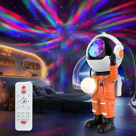 Rossetta Galaxy Projector, Star Projector for Bedroom, Astronaut Projector Night Light with Timer and Remote, Kids Adults Room Decor Aesthetic, Gifts for Christmas, Birthdays