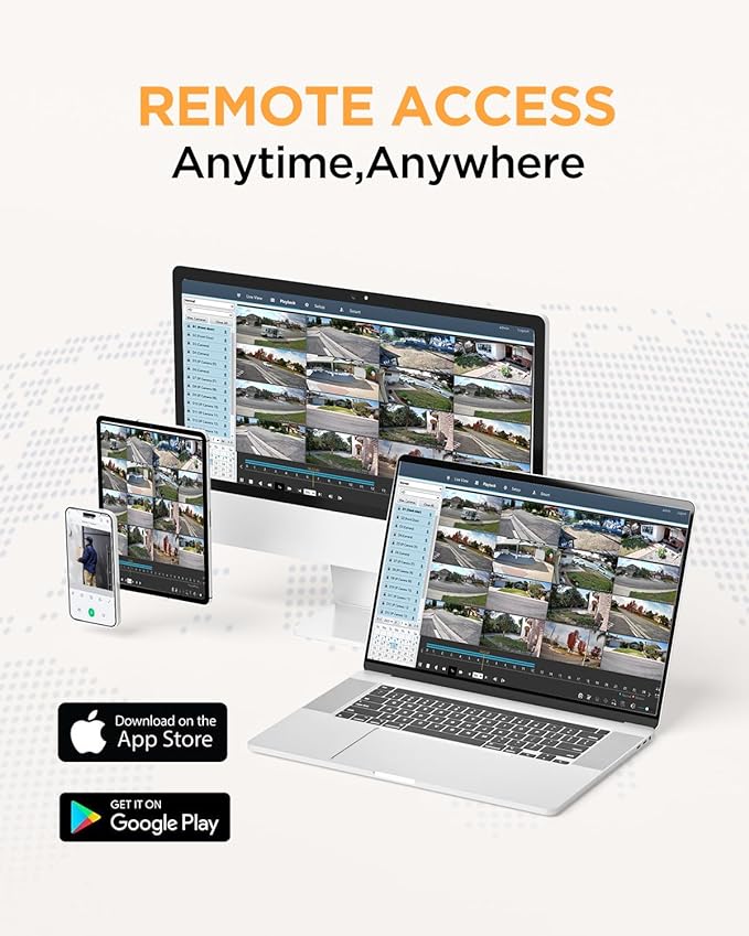 16 Channel Security Camera System, 12x 5MP Wired IP Turret Dome PoE Camera Outdoor, AI Human Detection, Built-in Mic, Remote Access, 4K 16 Channel NVR 4TB HDD for 24-7 Recording, PD93A1216-5M