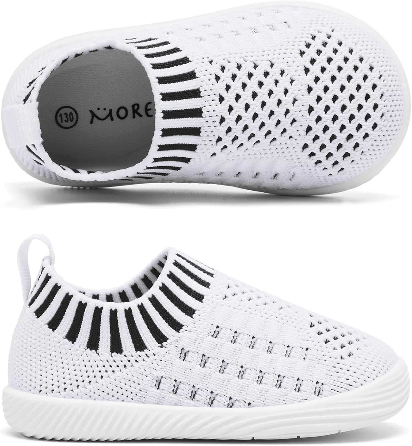 MORENDL Baby Toddler Walking Socks Non-Slip Breathable Unisex Casual Sneakers