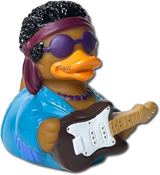 CelebriDucks - Purple Waves - Floating Rubber Ducks - Collectible Bath Toy Gift for Kids & Adults of All Ages