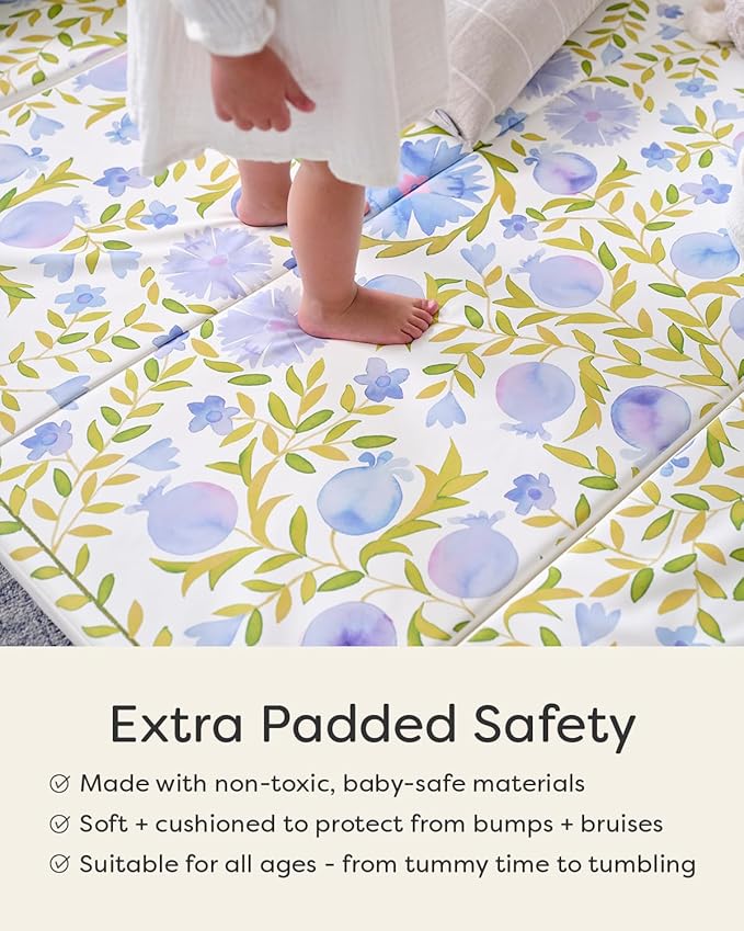 House of Noa Foldable Baby Tumbling Mat – Foldable Kids Play Mat | Durable, Stylish, and Cushioned Design