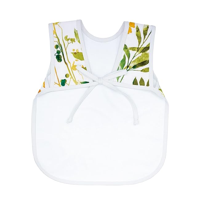 BapronBaby Autumn Leaves Bapron - No Neck Tie Safer Bib for Baby & Toddler - Soft Waterproof Stain Resistant - Machine Washable - Sz Baby/Toddler 6m-3T