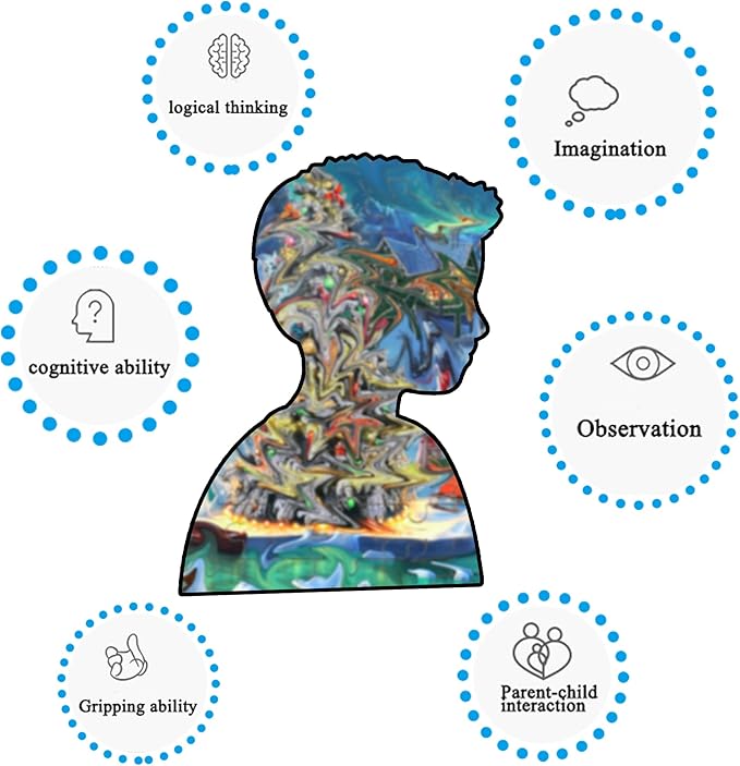 LELEMON Christmas Puzzles for Kids Ages 4-8,100 Piece Christmas Tree Snowman Jigsaw Puzzle for Children,Learning Educational Toys for Boys and Girls