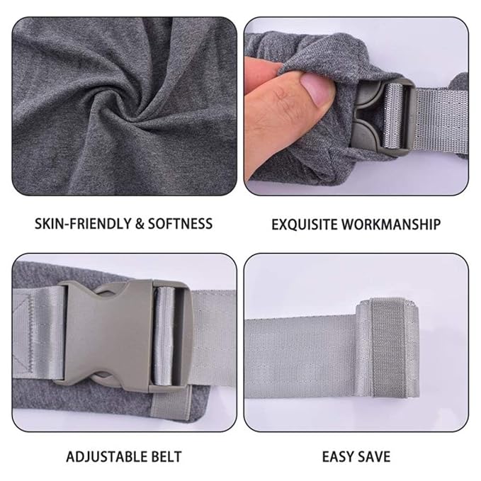 Baby Wraps Carrier Sling, Baby Carrier for Newborns and Toddlers,Skin-Friendly and Soft Front Baby Carrier Wrap Perfect Newbron Gifts (Grey, Cotton)