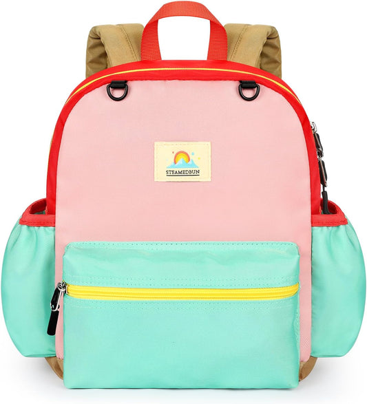 STEAMEDBUN Toddler Backpack for Girls 2-4: Preschool Kindergarten Backpacks - 12 inch Daycare Backpack