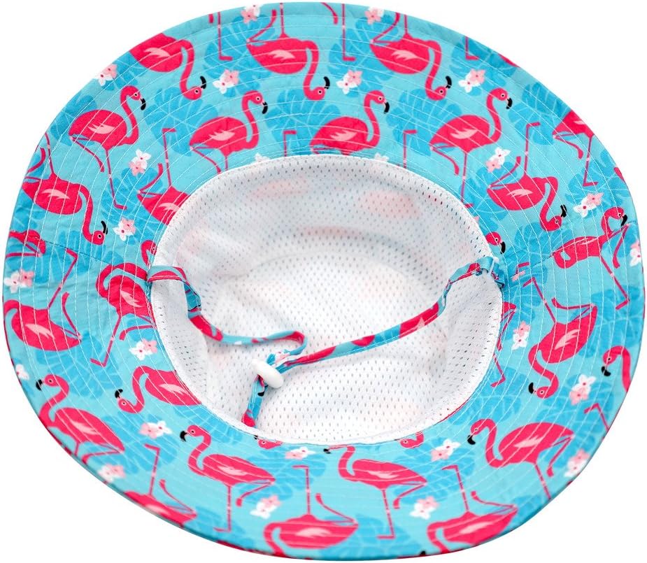 Home Prefer UPF50+ Wide Brim Sun Hat Boys Girls Sun Protection Hat Zoo Beach Swim Safari Bucket Hat for Baby Toddler Kid