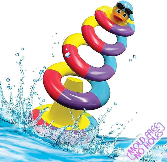 Floating Bath Toys for Boys and Girls Float and Play Stacking Toy Rings for Baby Toddlers and Kids