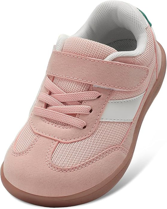 Toddler Wide Toe Box Shoes Zero Drop Minimalist Sneakers for Toddler/Little Kid Barefoot Slip on Tennis Shoes for Kids Boys Girls
