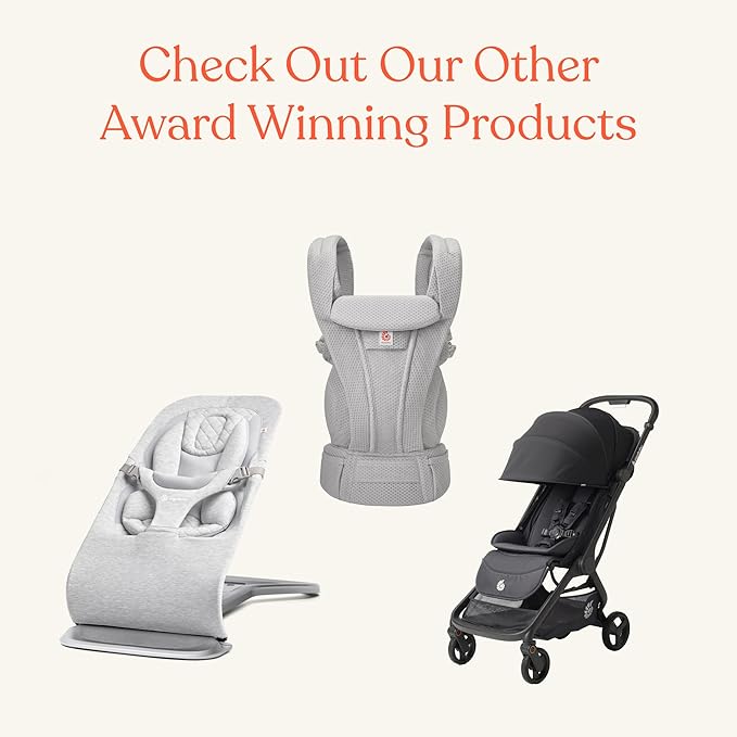 Ergobaby Omni Classic Baby Carrier Newborn to Toddler - Breathable Baby Carriers for Summer - All-Position Carrier with Lumbar Support (7-45 Pounds), Cotton, Pearl Grey