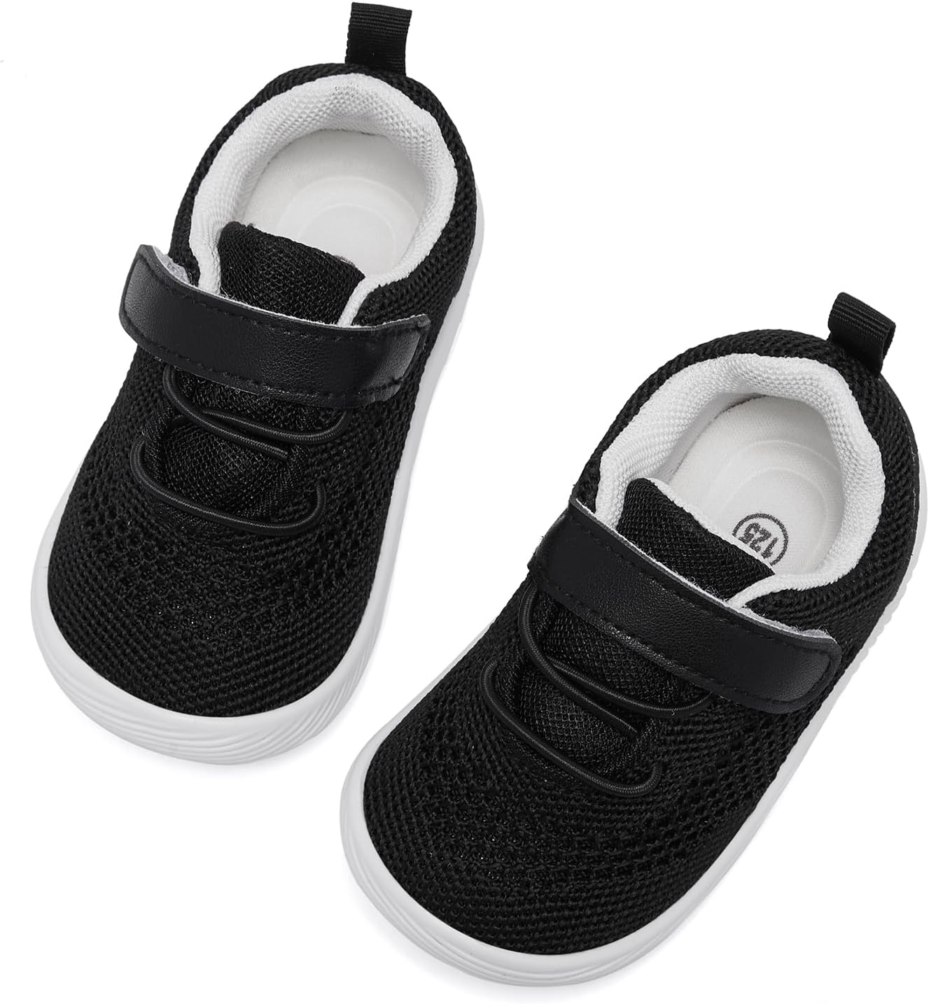 MORENDL Toddler Sneakers Baby Boys & Girls Barefoot Shoes Lightweight Breathable Walking Running Tennis Athletic Sport Shoes