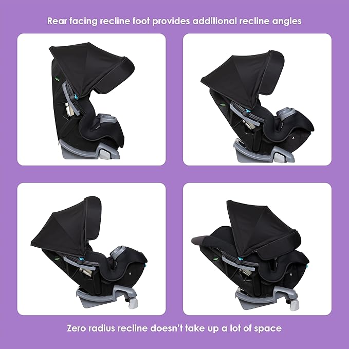 Baby Trend Cover Me™ 4-in-1 Convertible Car Seat, Dark Moon