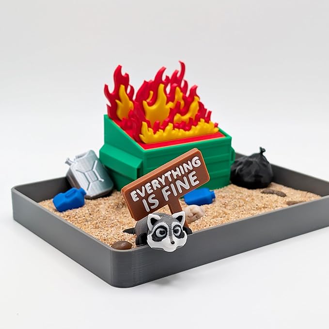 Dumpster Fire Zen Garden