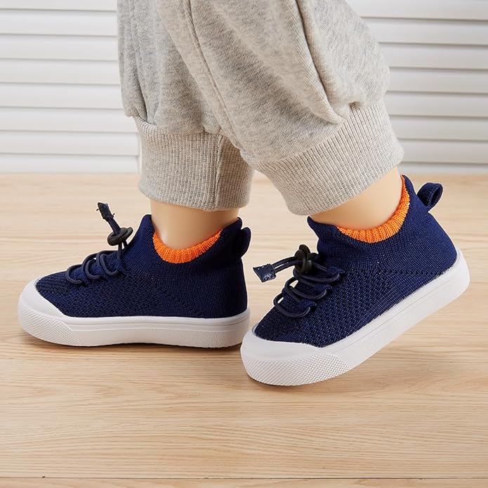 BMCiTYBM Baby Sneakers Girls Boys Lightweight Breathable Mesh First Walkers Shoes 6-24 Months