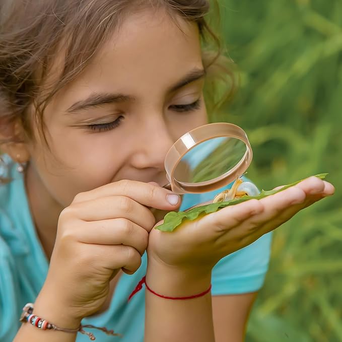 ROBOTIME Explorer Kit & Bug Catcher Kit for Kids, 12PCS Bug Catching Kit, Outdoor Bug Collection with Kids Binoculars, Butterfly Net, Insect Box, Magnifying Glass and Compass Watch for Toddlers 3-12