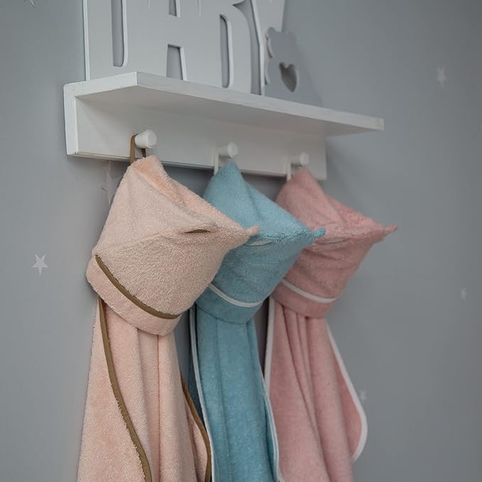 Premium Toddler Towels with Hood - Extra Soft Rayon from Bamboo Toddler Bath Towel (Beige)