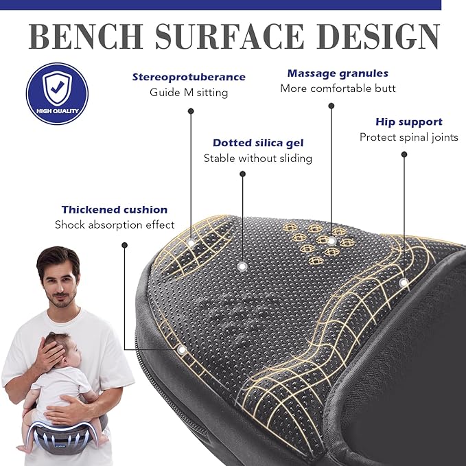 Baby Hip Carrier,Ergonomic,Baby Carrier with Hip Seat,Adjustable Waistband with Multiple Pockets,Infant Carrier for Newborns & Toddlers(Gray)