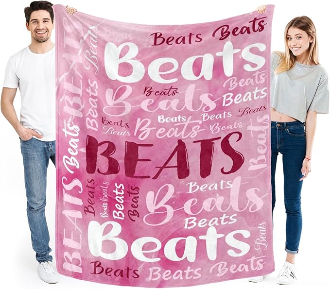 Personalized Custom Baby Blanket with Name for Girls Boys Kids Customized Flannel Blanket for Bed Nursery Room Baby Stroller