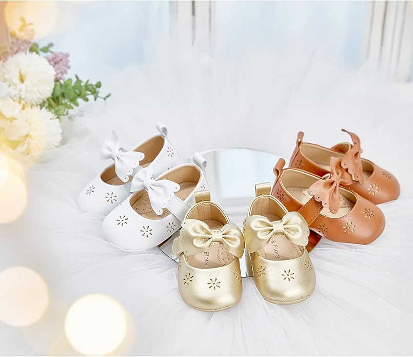 Soft Sole Baby Shoes - Infant Baby Walking Shoes Moccasins Rubber Sole Crib Shoes