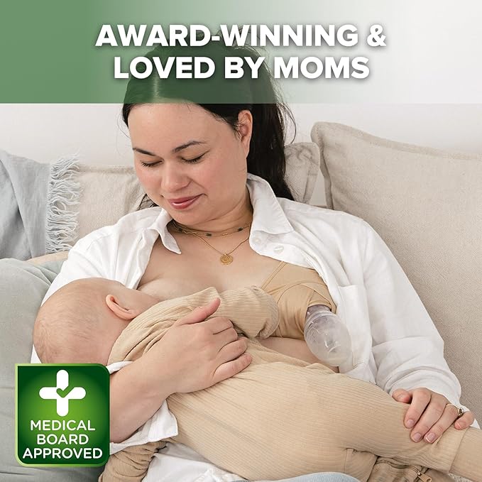 haakaa Manual Breast Pump for Breastfeeding, Silicone, Clear 4oz/100ml