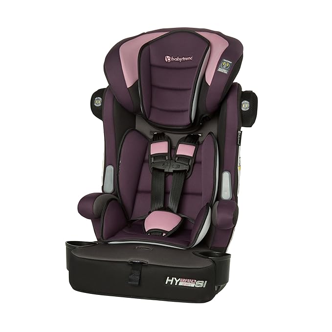 Baby Trend Hybrid SI 3-in-1 Combination Booster Car Seat with Side Impact Protection, Dash Orchid