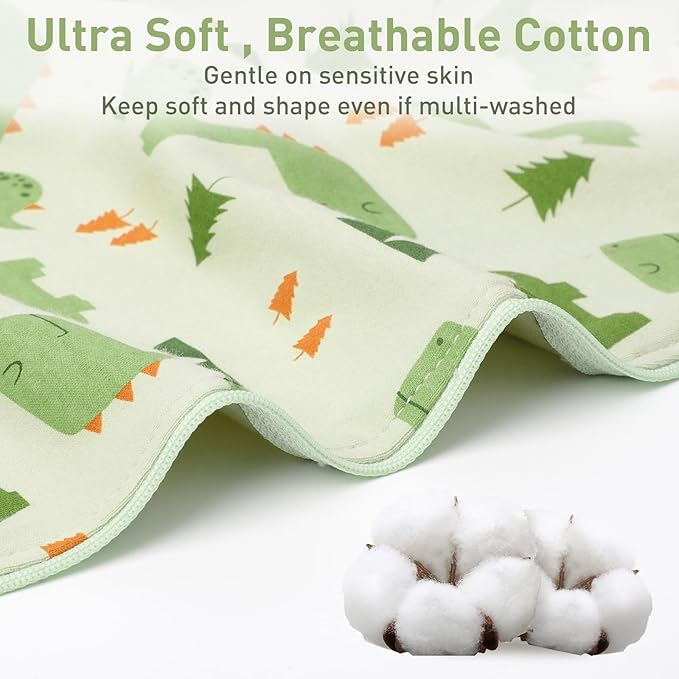 Premium Soft Cotton Swaddle Blanket Sleep Sack Arms Up 2 Packs 6-12 Months, Hands Up 3-Way Transitions to Arms-Free Wearable Sleeping Sack Bag for Babies Boys Girls Snug Fit Calms Startle Reflex