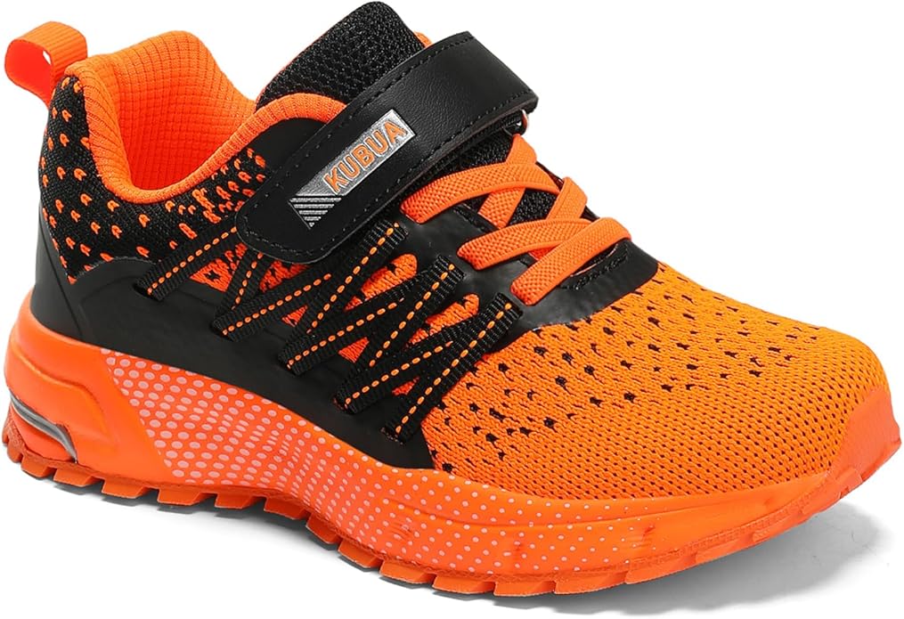 KUBUA Kids Sneakers for Boys Girls Running Tennis Shoes Lightweight Breathable Sport Athletic