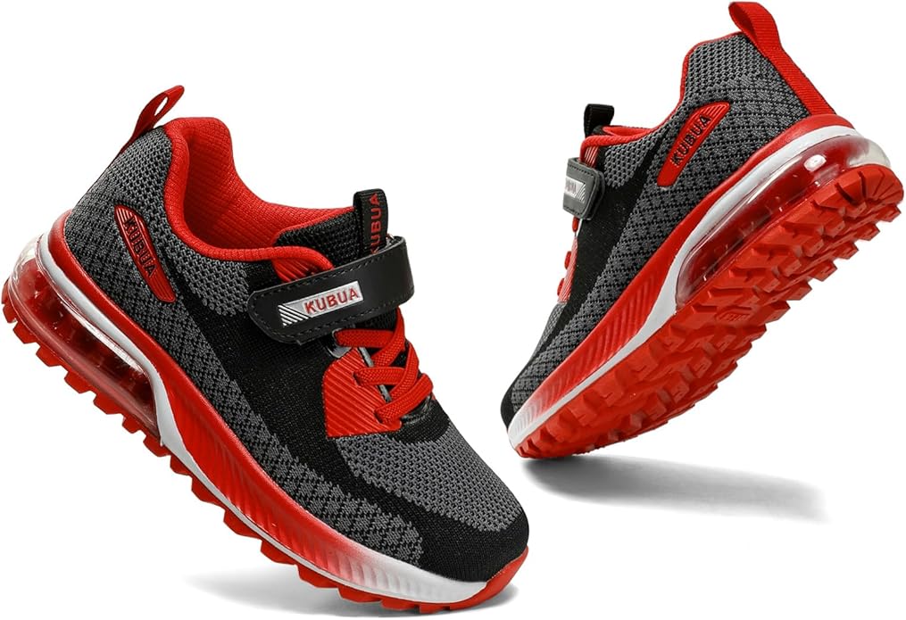 KUBUA Kids Sneakers for Boys Girls Running Tennis Shoes Lightweight Breathable Sport Athletic