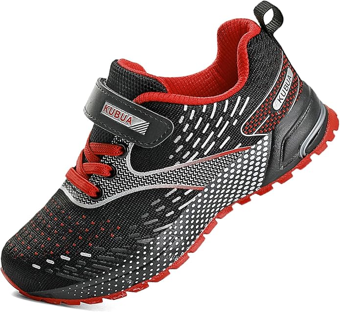 KUBUA Kids Sneakers for Boys Girls Running Tennis Shoes Lightweight Breathable Sport Athletic