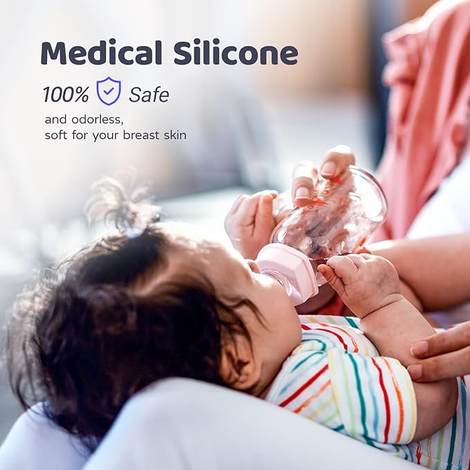 Electric Nipple Corrector for Flat or Inverted Nipples, Portable Nipple Pump, Inverted Nipple Puller, Rechargeable Nipple Puller Sunken and Shy Nipples - 4PCS