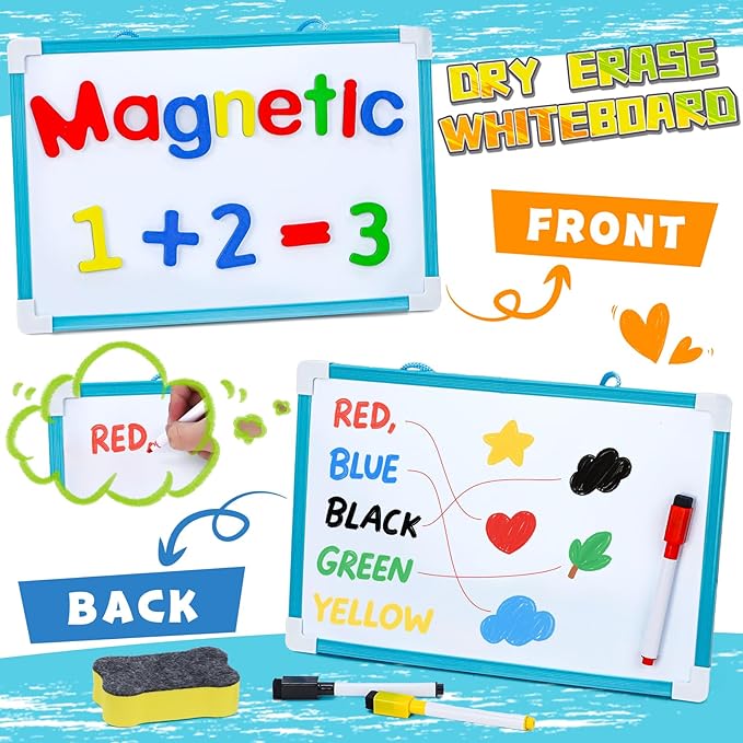 Sorting Toys for 3-5 Year Olds, 7 Themed Matching Games with Magnetic Whiteboard, Montessori Fine Motor & Writing Practice, Speech Therapy & Classroom Learning Gift