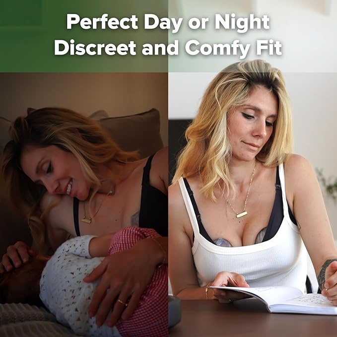 haakaa Wearable Silicone Breast Pump with Steriliser Bag, 2-in-1 Hands-Free Passive Breast Milk Catcher for Nursing Mom, Breastfeeding Essentials, 2-Pack 75ml Pumps & 1 Steriliser Bag