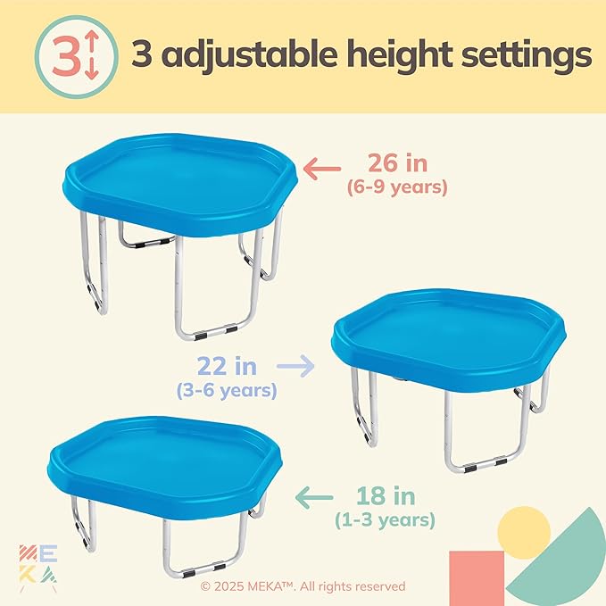 MEKA Tuff Tray Set for Sensory Play