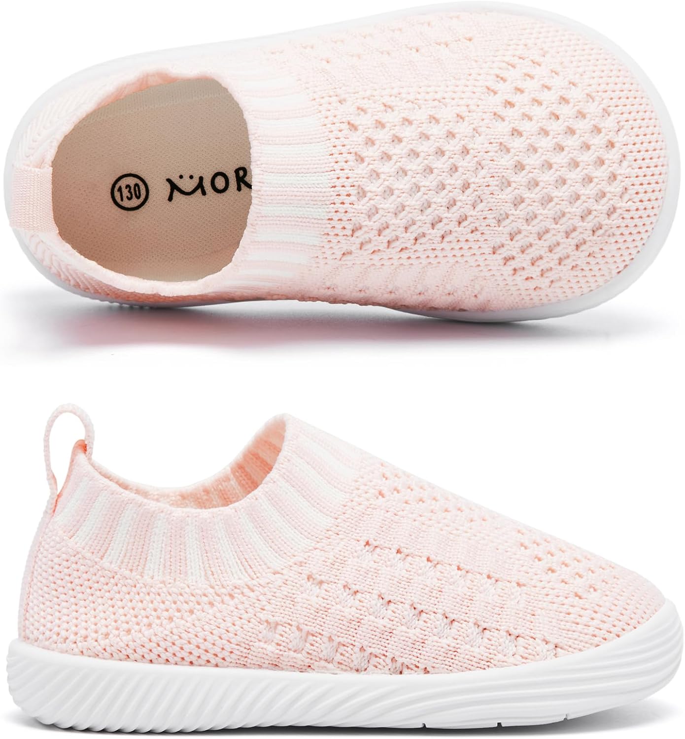 MORENDL Baby Toddler Walking Socks Non-Slip Breathable Unisex Casual Sneakers