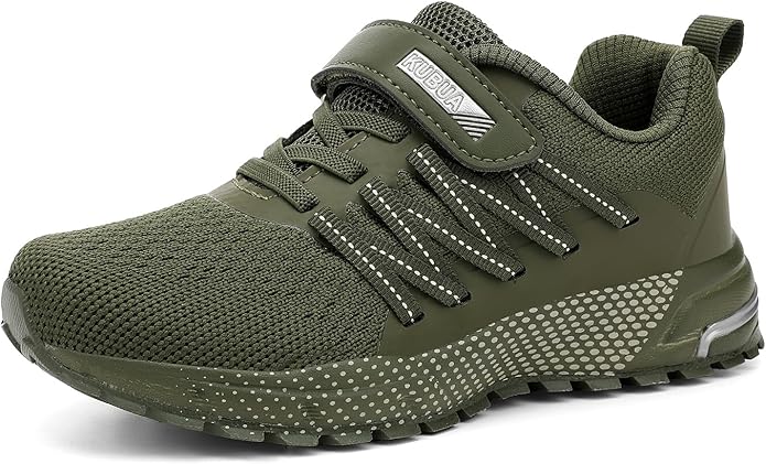 KUBUA Kids Sneakers for Boys Girls Running Tennis Shoes Lightweight Breathable Sport Athletic