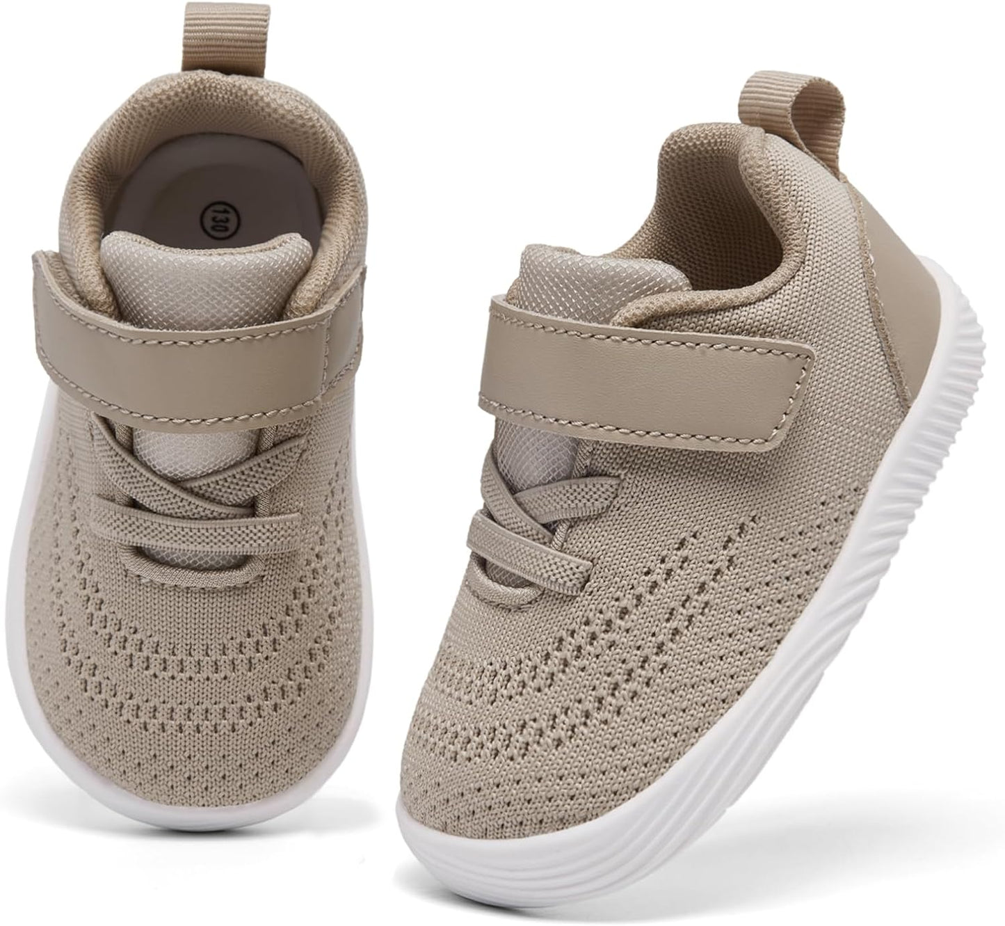 MORENDL Toddler Sneakers Baby Boys & Girls Barefoot Shoes Lightweight Breathable Walking Running Tennis Athletic Sport Shoes