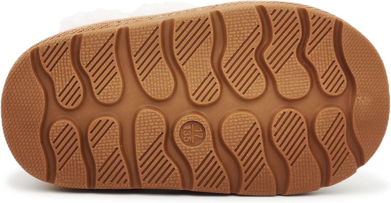 Baby Boots Winter Snow Booties Infant Boys Girls Outdoor Warm Shoes for Cold Weather 6 9 12 15 18 24 Months