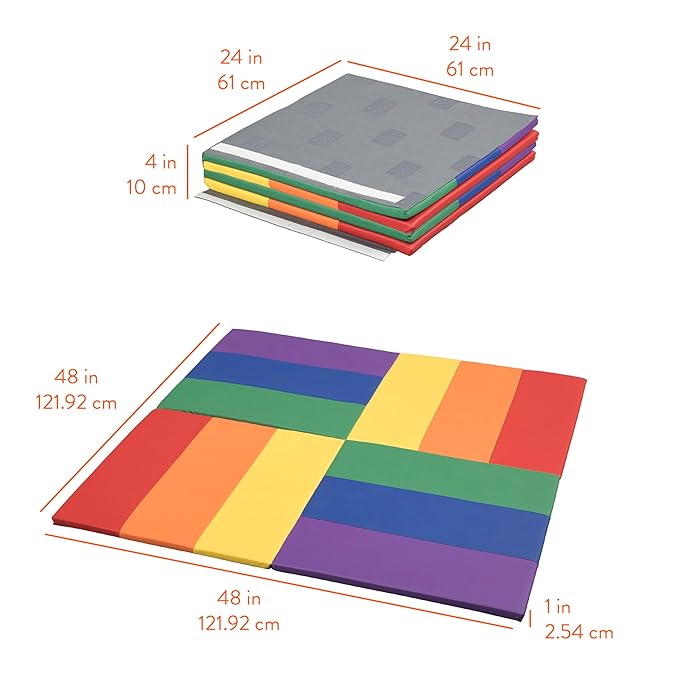 FlipTiles Folding Activity Mat, Folding Playmat, Assorted