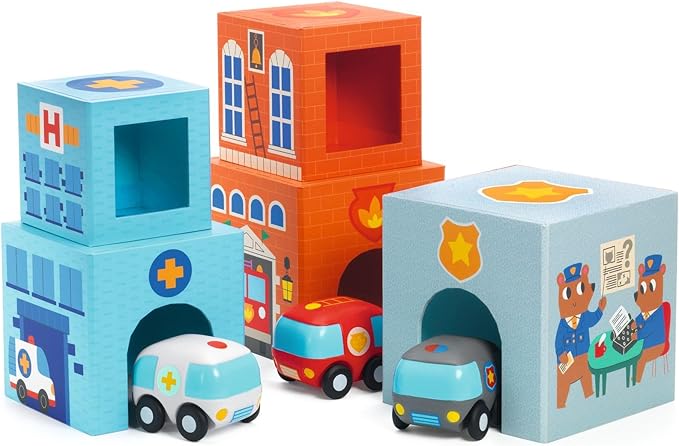 DJECO Blocks&Towers TopaniCar