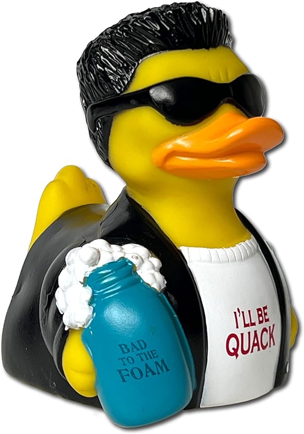 CelebriDucks - The Duckinator - Floating Rubber Ducks - Collectible Bath Toy Gift for Kids & Adults of All Ages