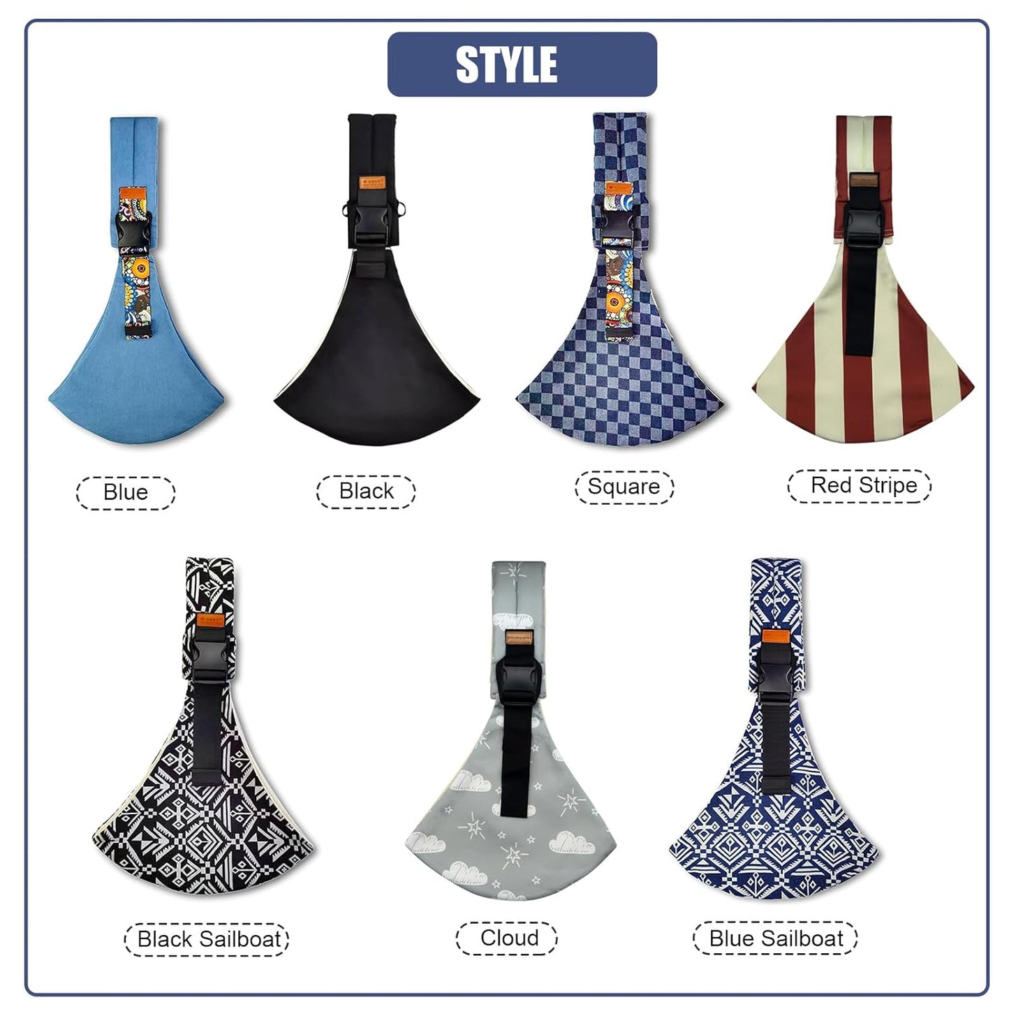 Baby Sling Carrier,Baby Sling,Toddler Carrier,Adjustable and Non-Slip Hip Seat Carriers Carrying 10-30 lbs(Ocean)