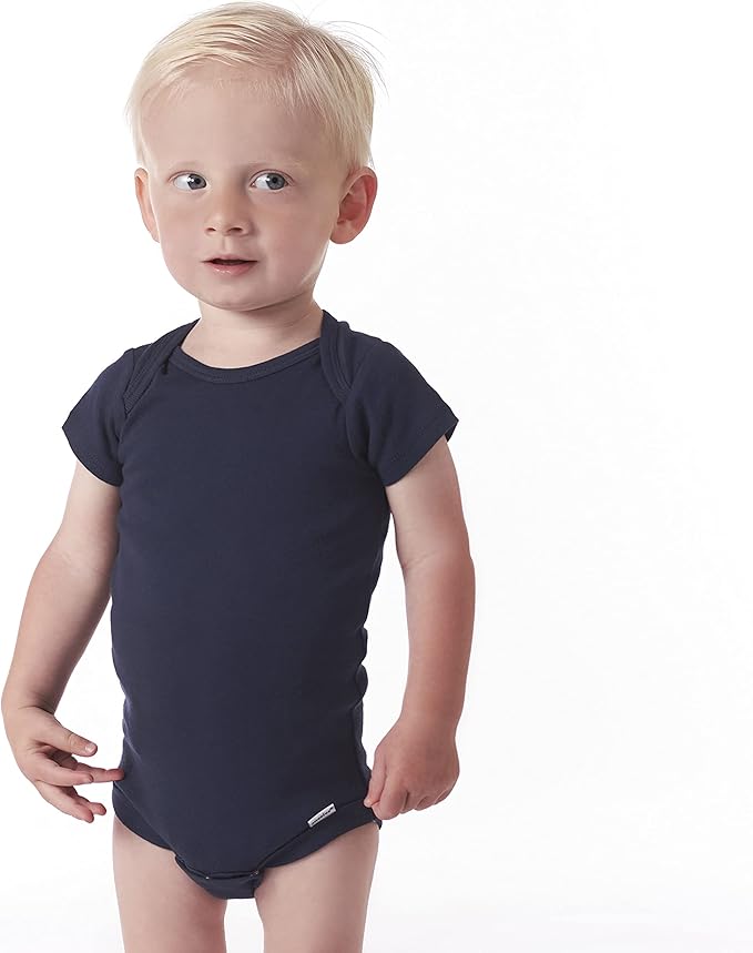 Gerber baby-girls 5-pack Solid Onesies Bodysuits