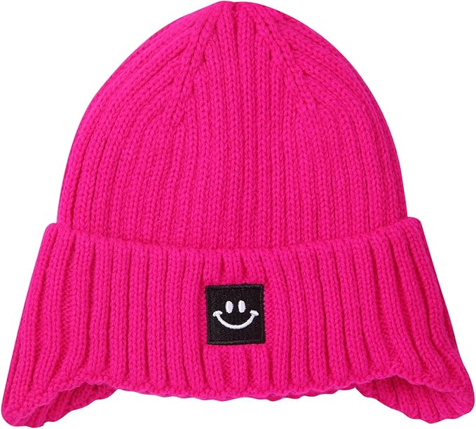 MaxNova Baby Winter Hat Toddler Beanie Hat Earflap Knit Cap for Boys Girls 0-8 Years