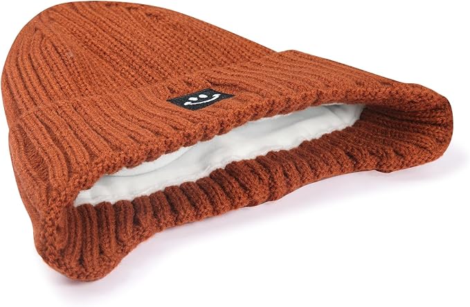 MaxNova Baby Winter Hat Toddler Beanie Hat Earflap Knit Cap for Boys Girls 0-8 Years